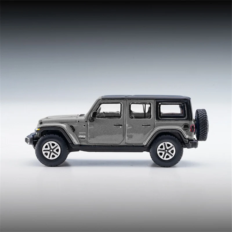 1/64 Jeeps Wrangler Rubicon Alloy Car Model Diecast Simulation Metal Off-road Vehicles Car Model Miniature Scale Collection Toys