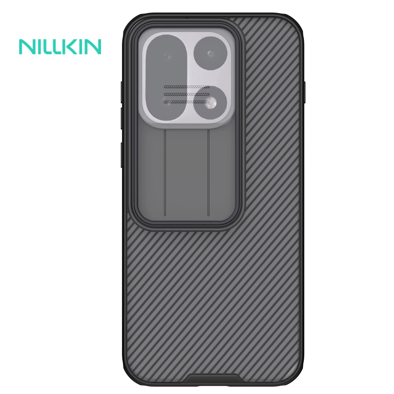 

Чехол для Oneplus 15, встроенный чехол NILLKIN, защитный чехол для объектива, ПК + ТПУ