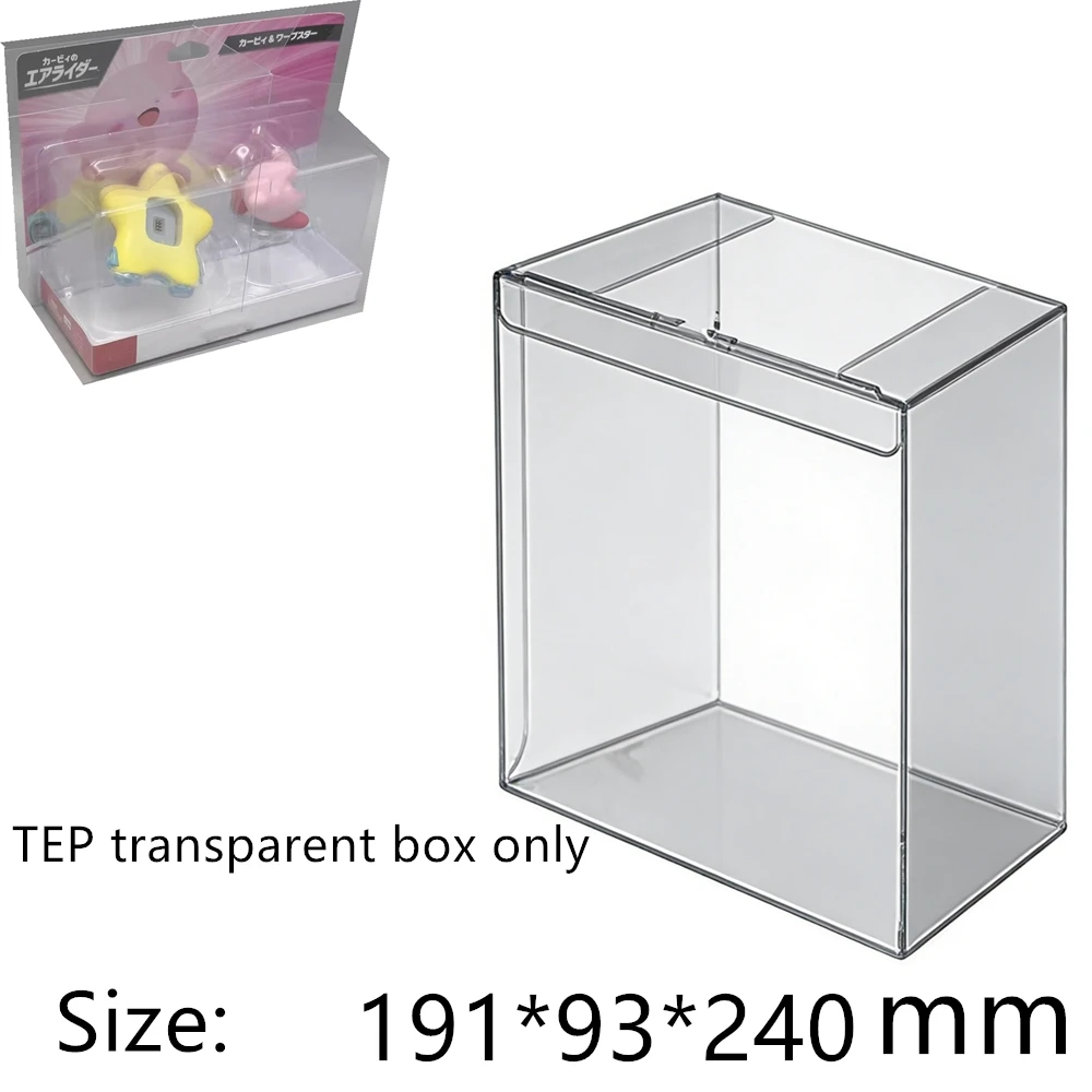 Caja protectora transparente para Amiibo Kirby Air Riders, cajas coleccionables, almacenamiento TEP, estuche transparente para juegos
