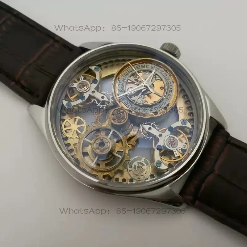 Steampunk personalized watch, hollow automatic mechanical watch