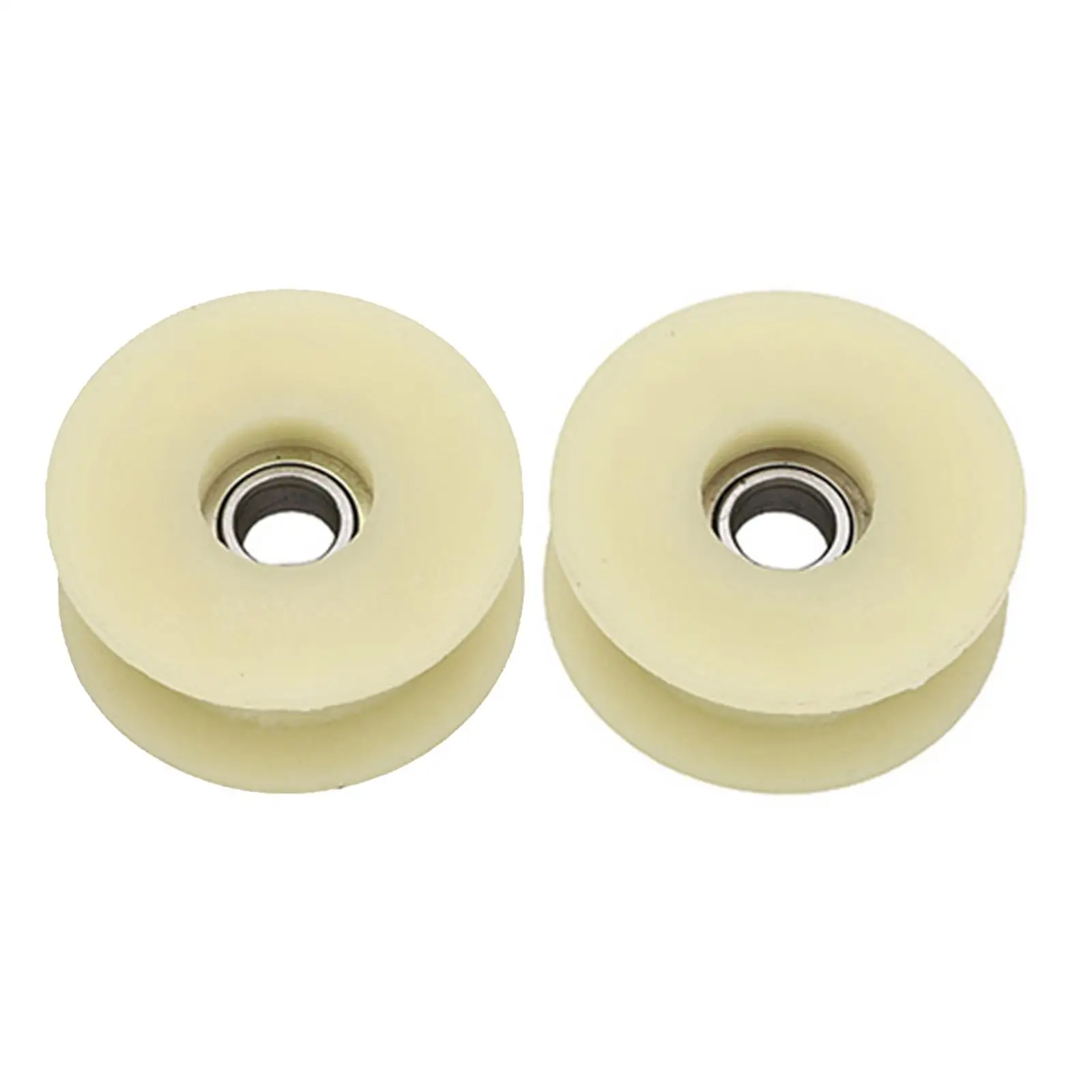 2 Pieces Pulley Chain Tensioner Roller Easy to Install Metal and Nylon