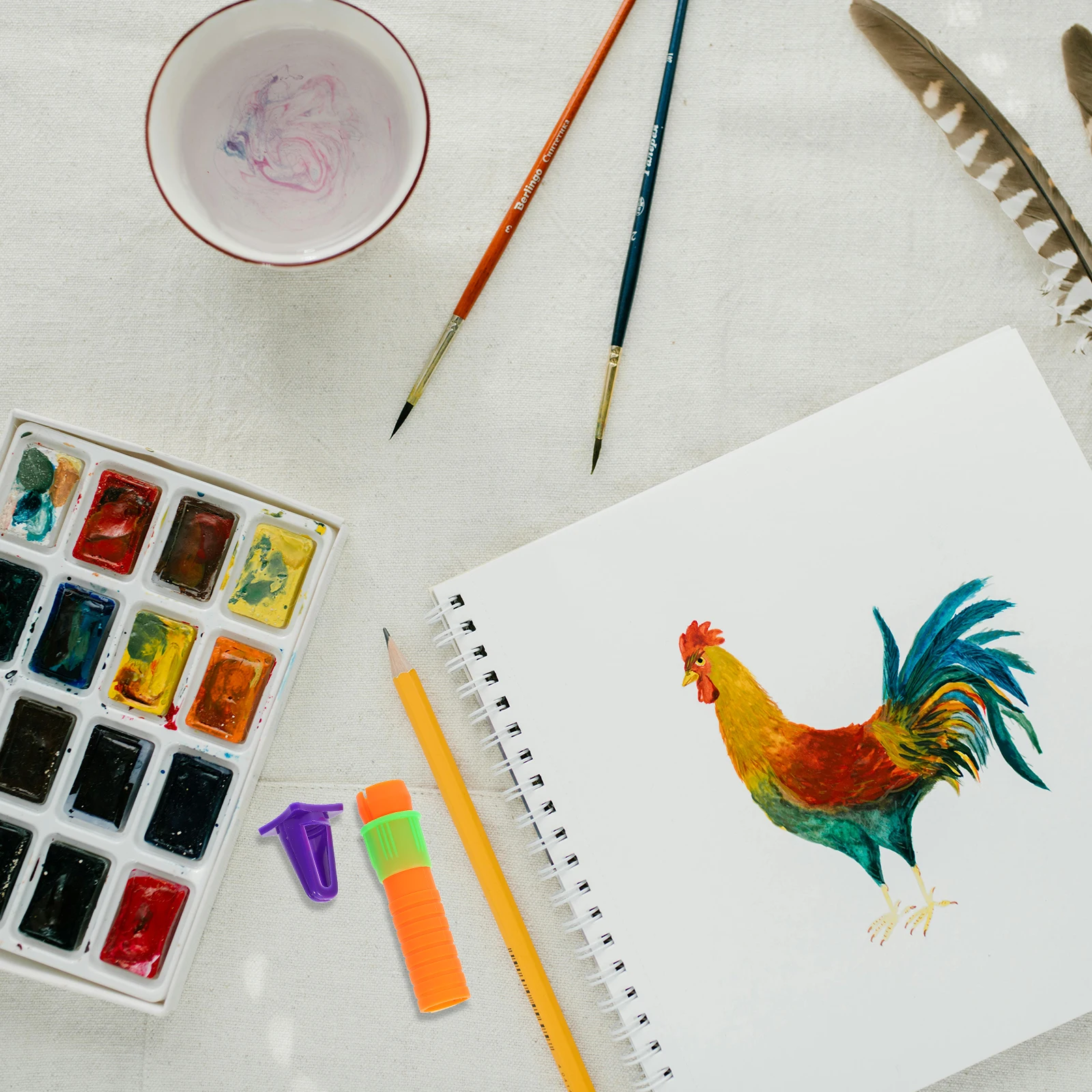 

10pcs Oil Pastel Extender Plastic Crayon Lengthener Drawing Tool For Oil Pastels Chalk Holder Multipurpose Art Accessory