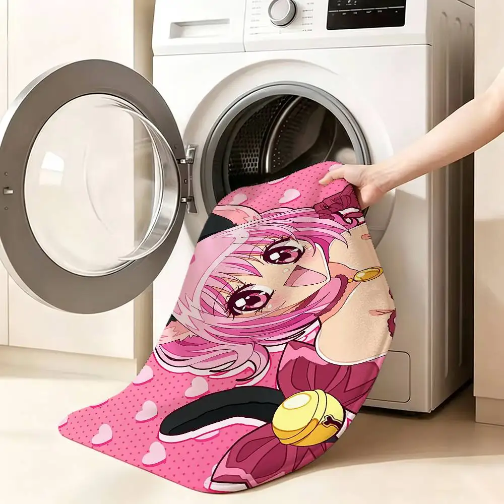 Anime T-Tokyo M-Mew M-Mew Bedroom Decor Carpet  for Living Room Thick Plush Study Floor Mat Home Fluffy Soft Rug
