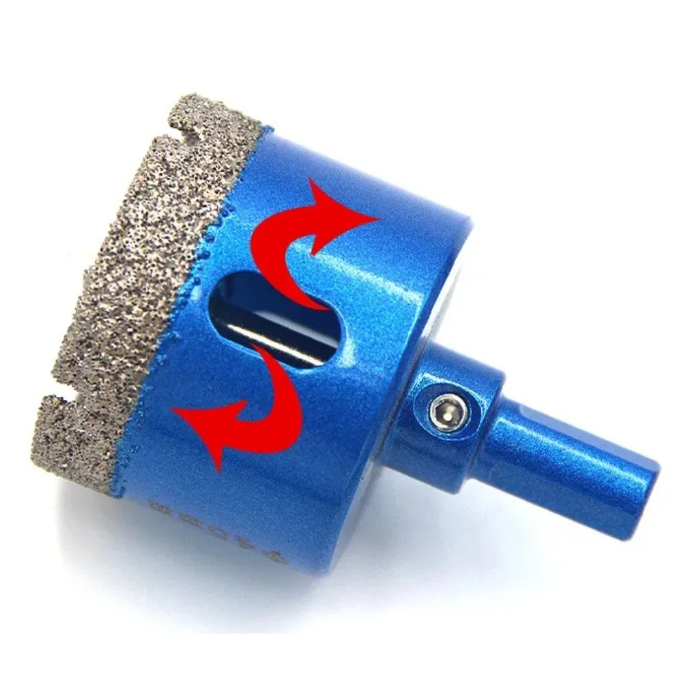 

5 шт. сверла с алмазным покрытием и позиционирующими сверлами для стекла, мрамора, гранита, камня, плитки, керамический штамповочный сверлильный инструмент