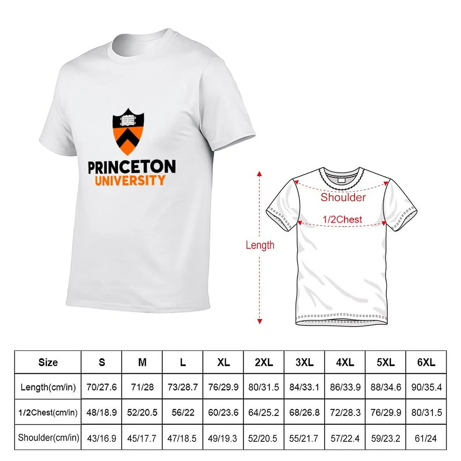 Princeton University T-Shirt customizeds vintage graphic tee vintage clothes mens t shirts casual stylish