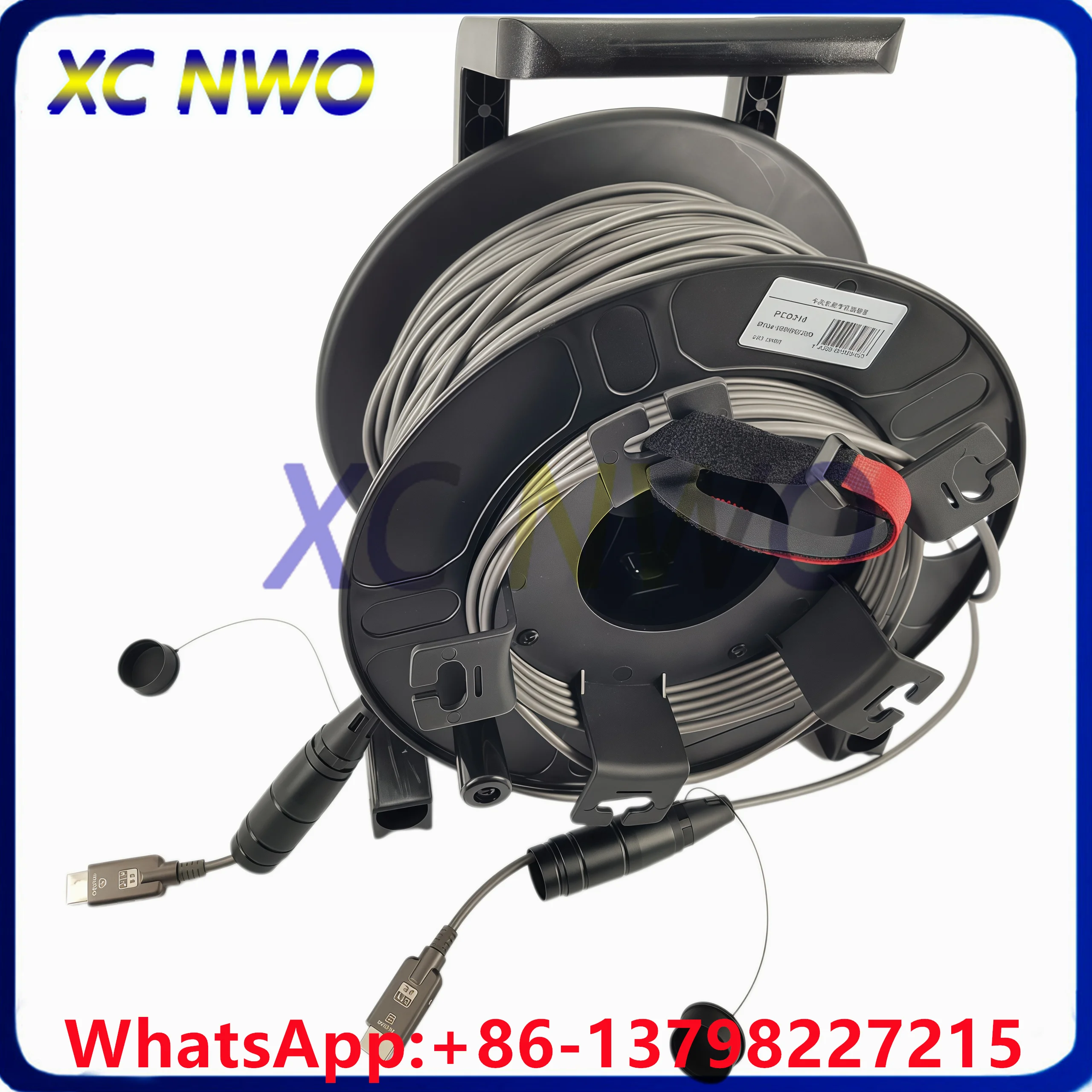 High Speed 8K HDMI Male to HDMI-M 48Gbps 100M 5.2mm TPU Durability Armored Hybrid Fiber Cable With PCD310Reel 100M