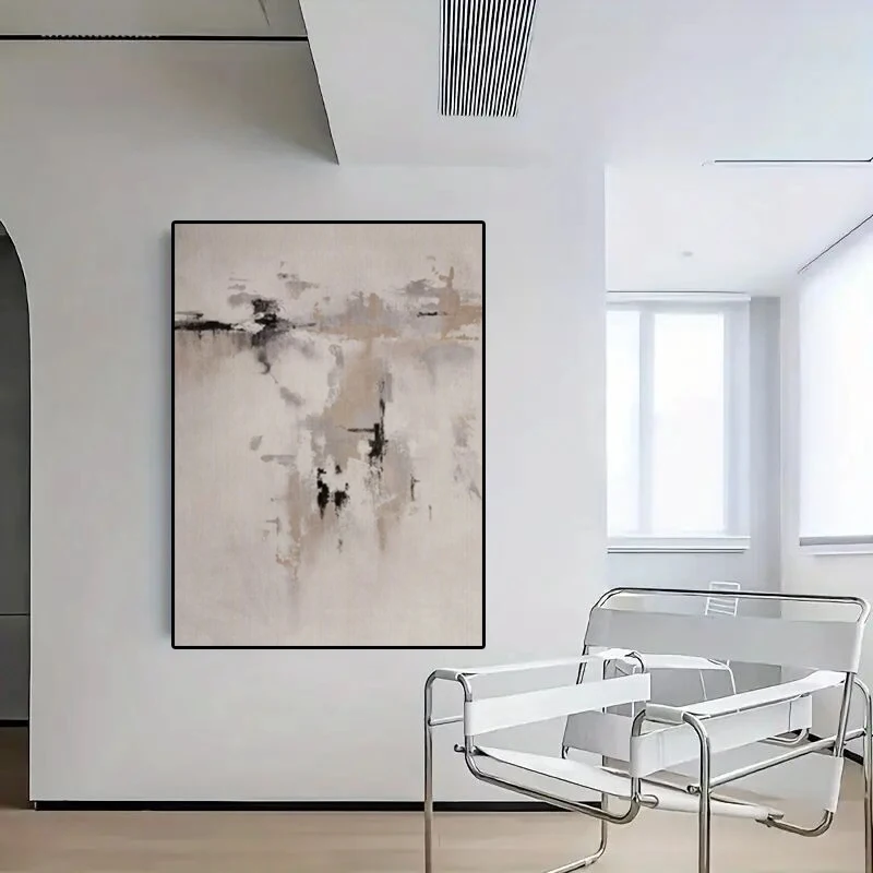 Modern abstract murals, 100% hand-painted abstract oil paintings, high-end canvas posters, wall paintings for room decoration