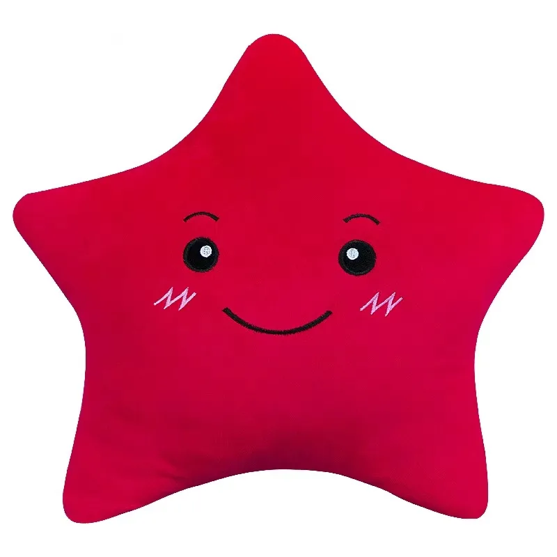 

Star Shaped Plush Toy Pillow Cute Doll Figure Sofa Cushion Soft Sleep Time Decorations Unisex Fabric Art Plaything