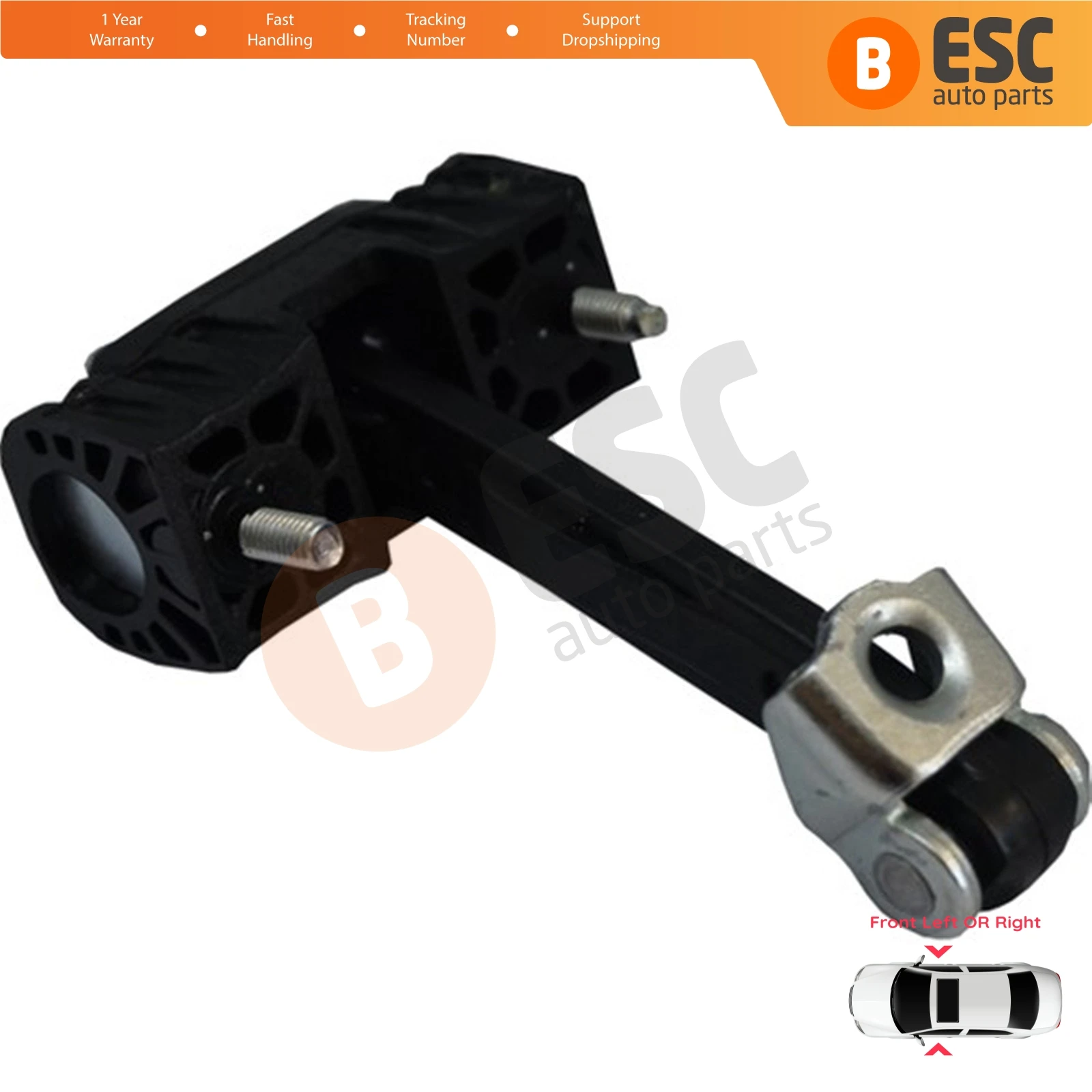 EDP759 Front Left OR Right Door Catch Hinge Brake Stop Check Strap Limiter 9181J0 for Peugeot 407 6E 6D 2004-2011 Saloon SW