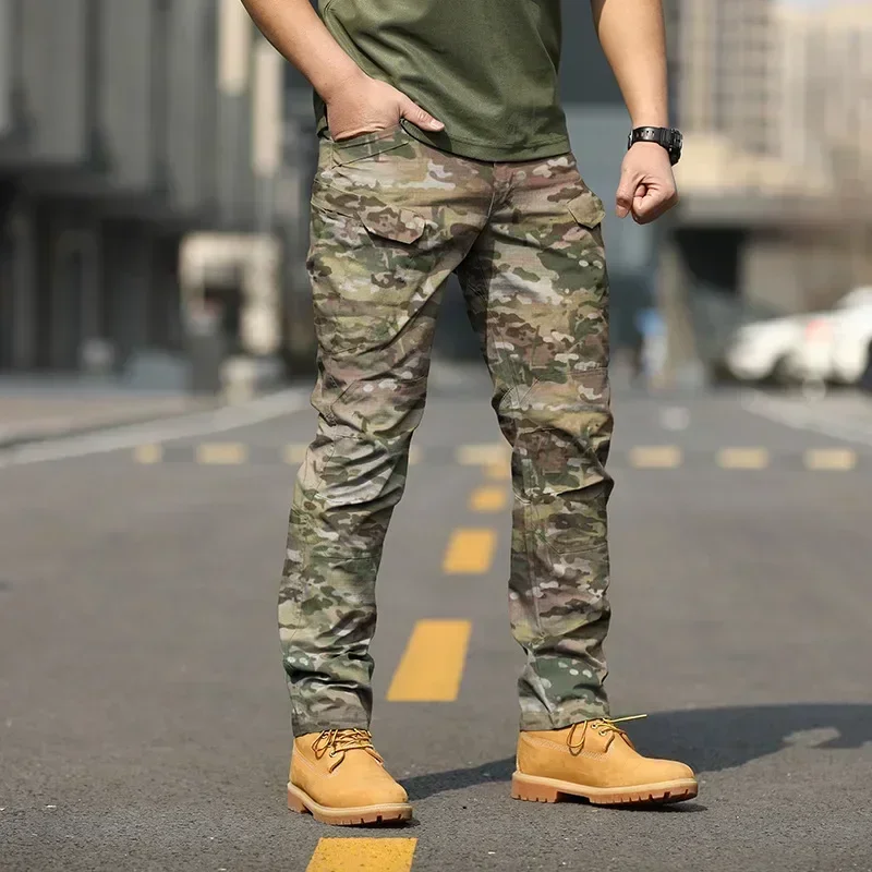 Military Style Archon  Pants City Secret Service Multi Pocket Combat Overalls for Outdoor Enthusiasts