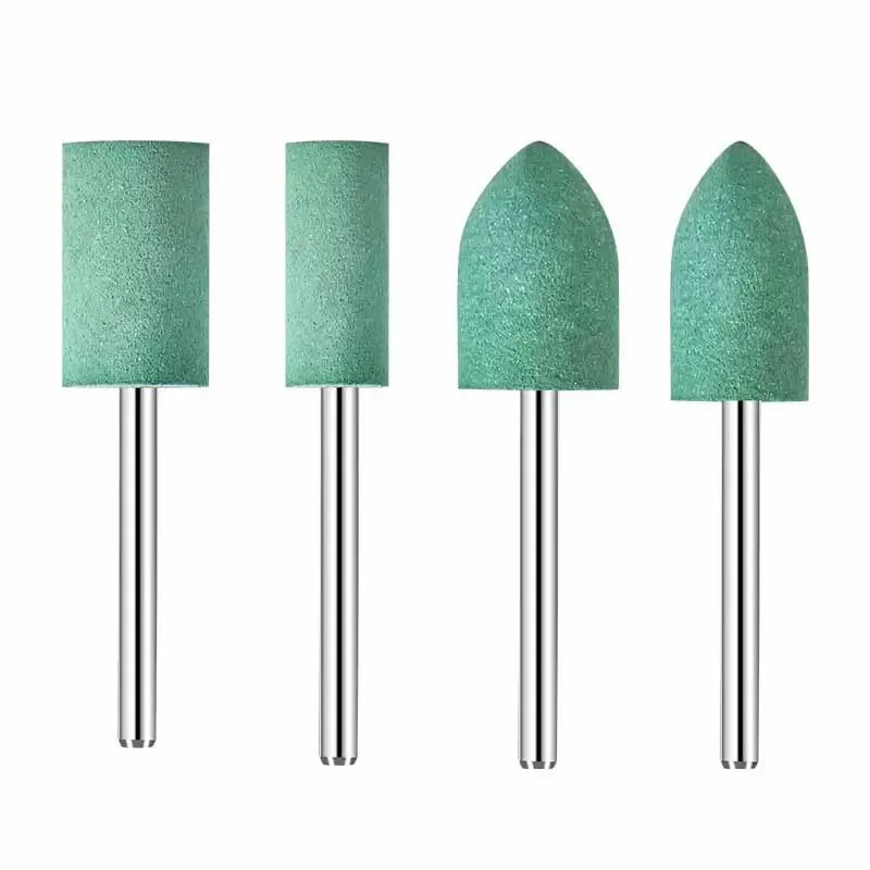 5Pcs Rubber Abrasive Grinding Head Rubber Mounted Point Grinding Head for Mold Metal Polishing Dremel Rotary Tools