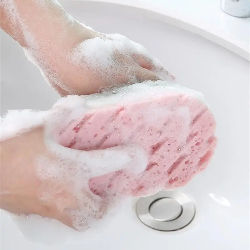 2024 Soft Sponge Body Scrubber Bath Exfoliating Scrub Sponge Shower Brush Body Skin Cleaner Dead Skin Remover Bathroom