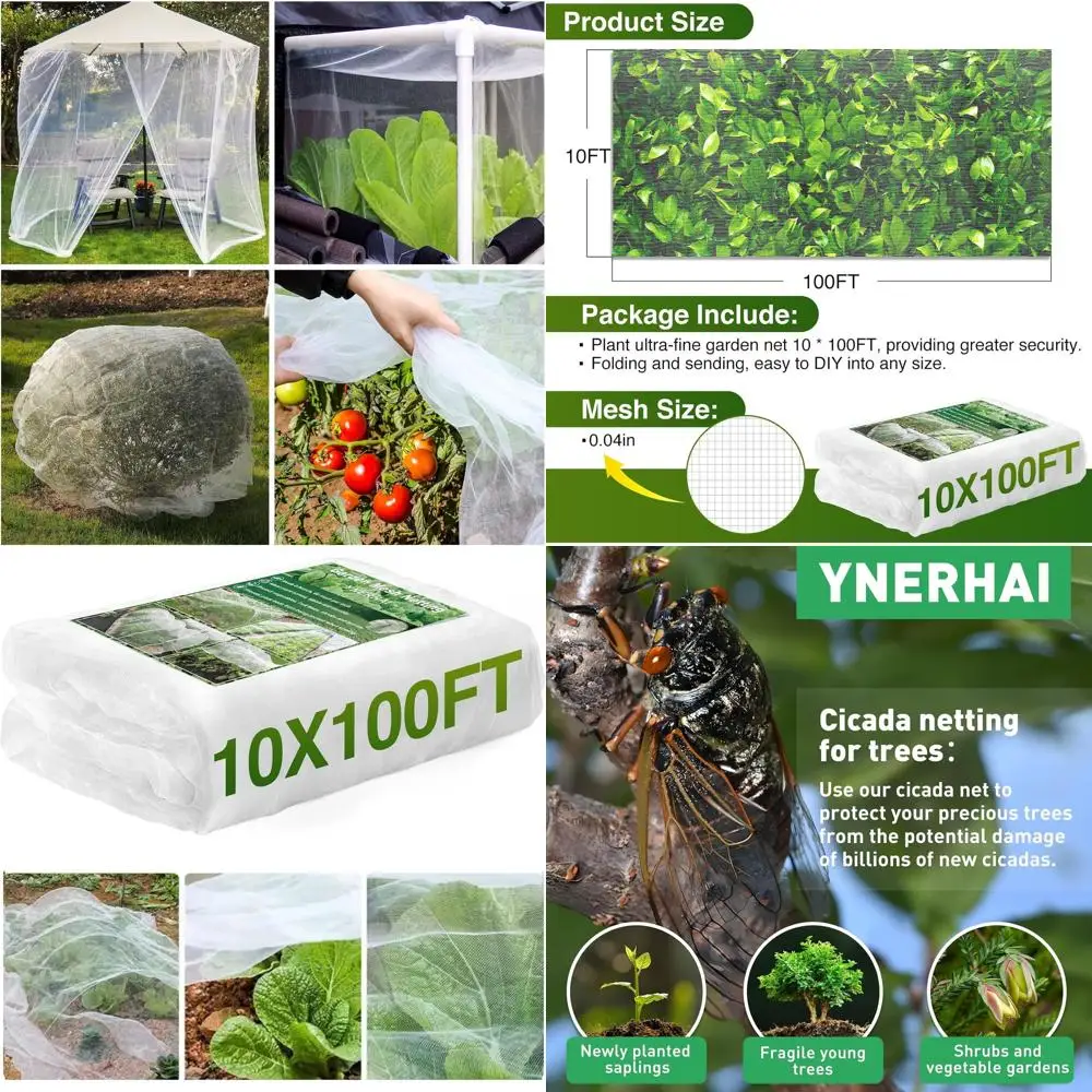 

Сетка для сада длиной 30 метров, защитный барьер для деревьев, растений и кустарников с ягодами