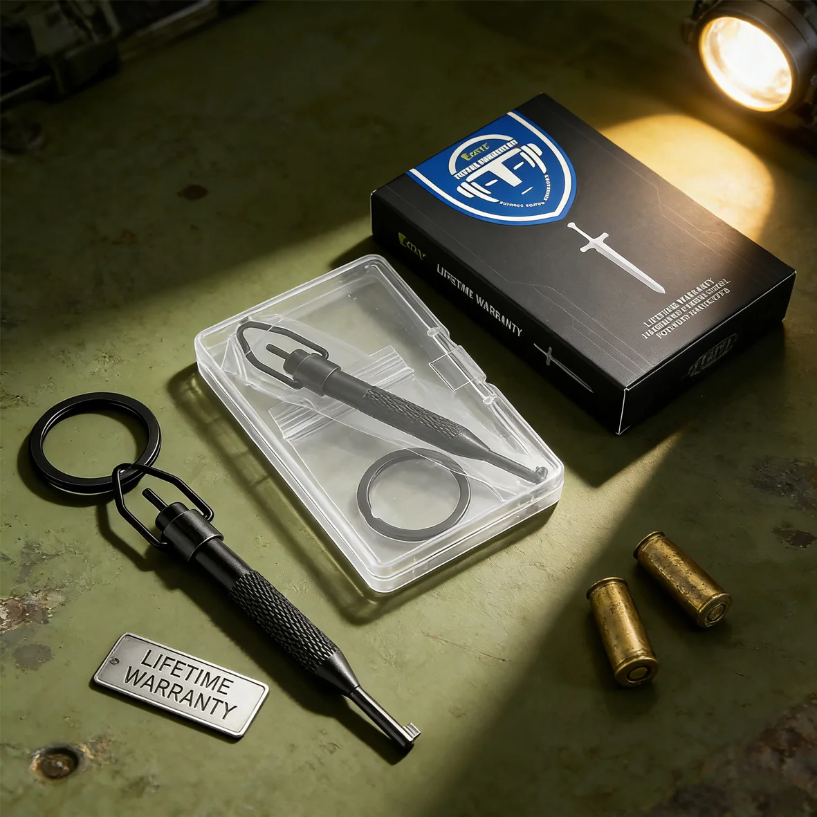 Universal Round Swivel Release Tool | Detachable Keyring, Fits All Standard Series Restraint Devices