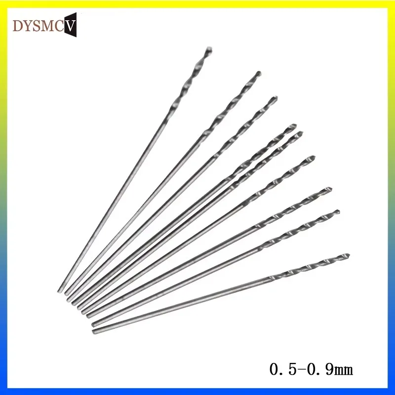 10 miniature carbide drills 0.5mm 0.6mm 0.7mm 0.8mm 0.9mm rotary drill