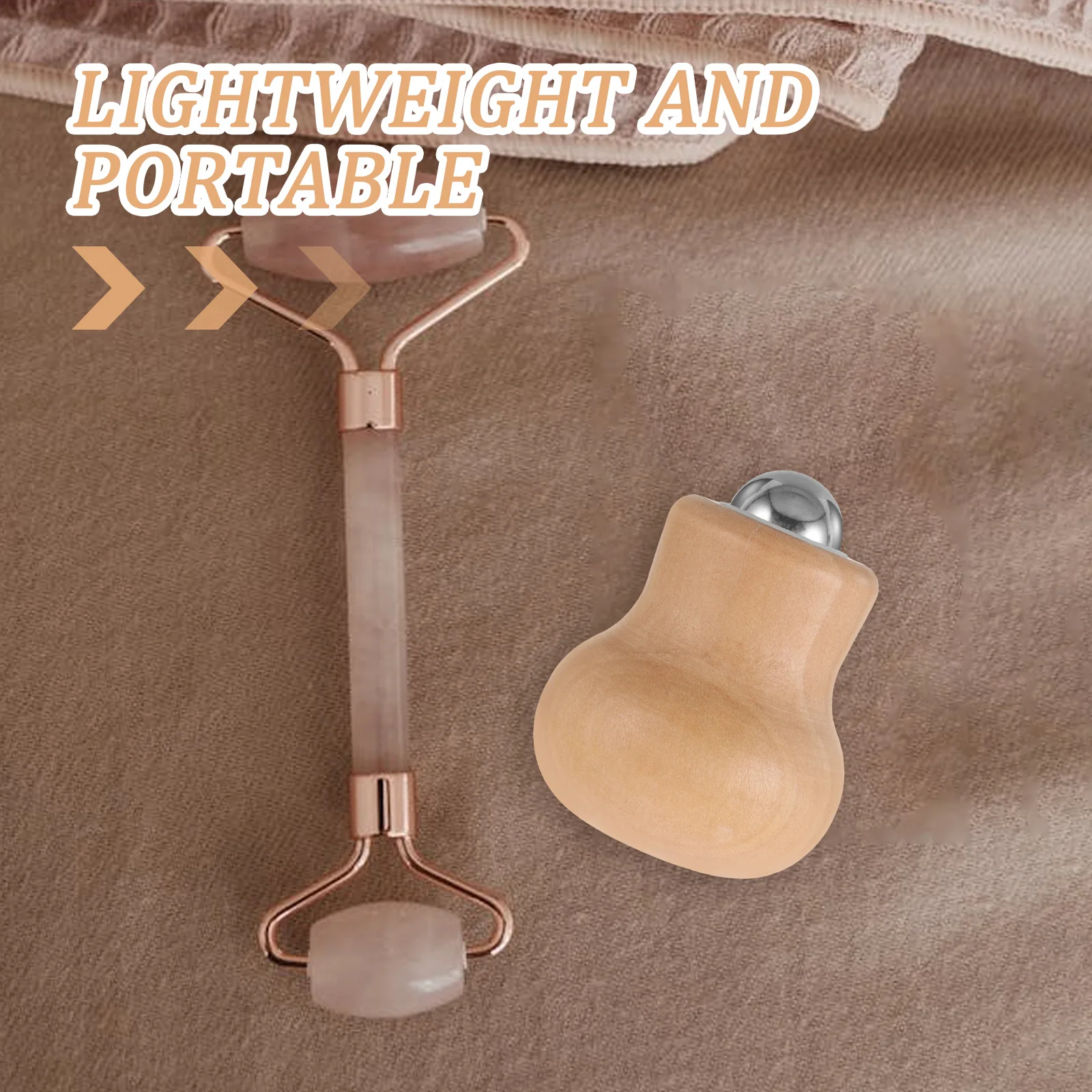 Bulb Roller Handheld Massager Facial Massage Tool for Face Neck Full Body Muscle Portable Beauty Instrument