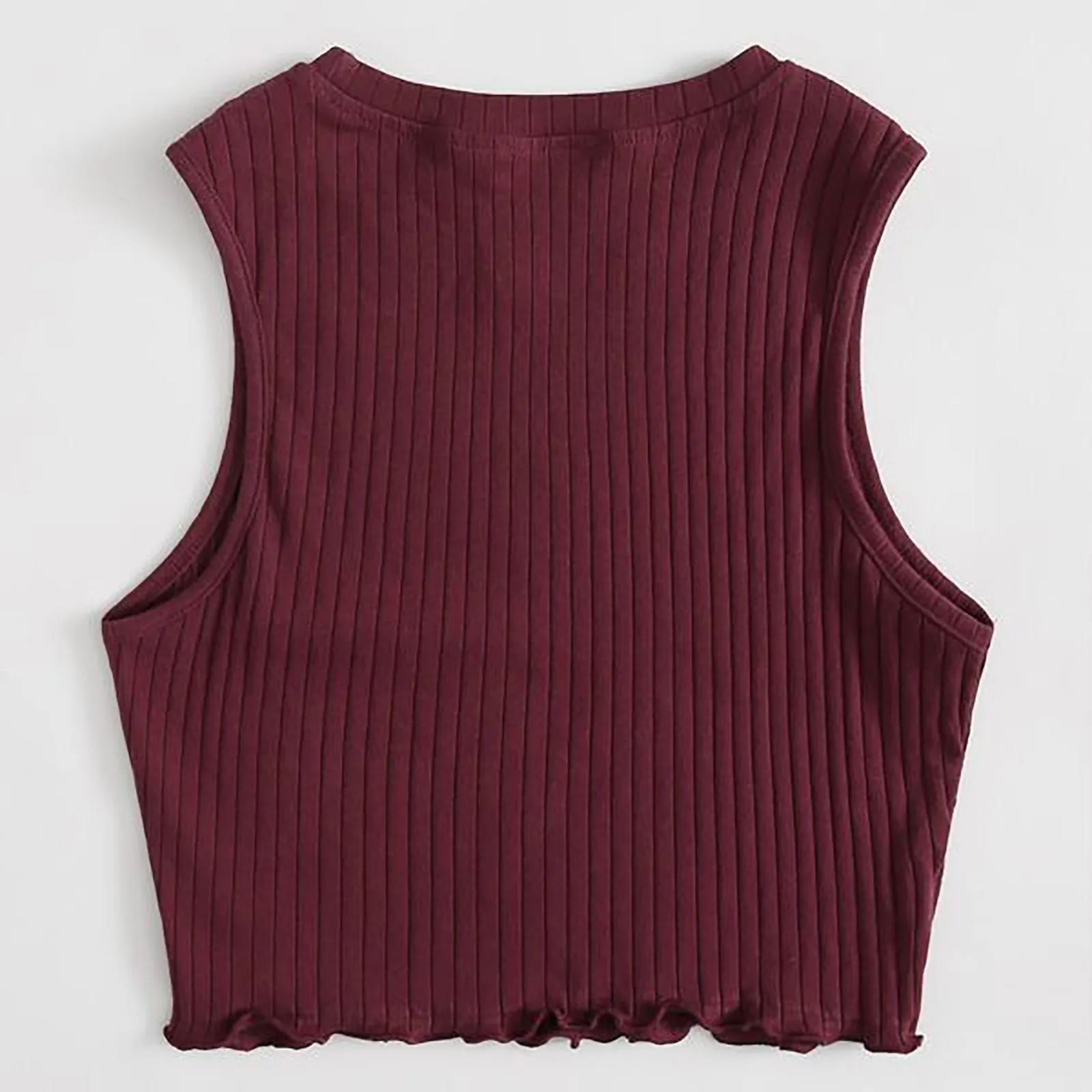 O-neck Knitted Top Women Y2K Tank Top Half Neck Vest Female Sleeveless Sweater Chic Cut Out Streetwear Solid Skinny Tube Top