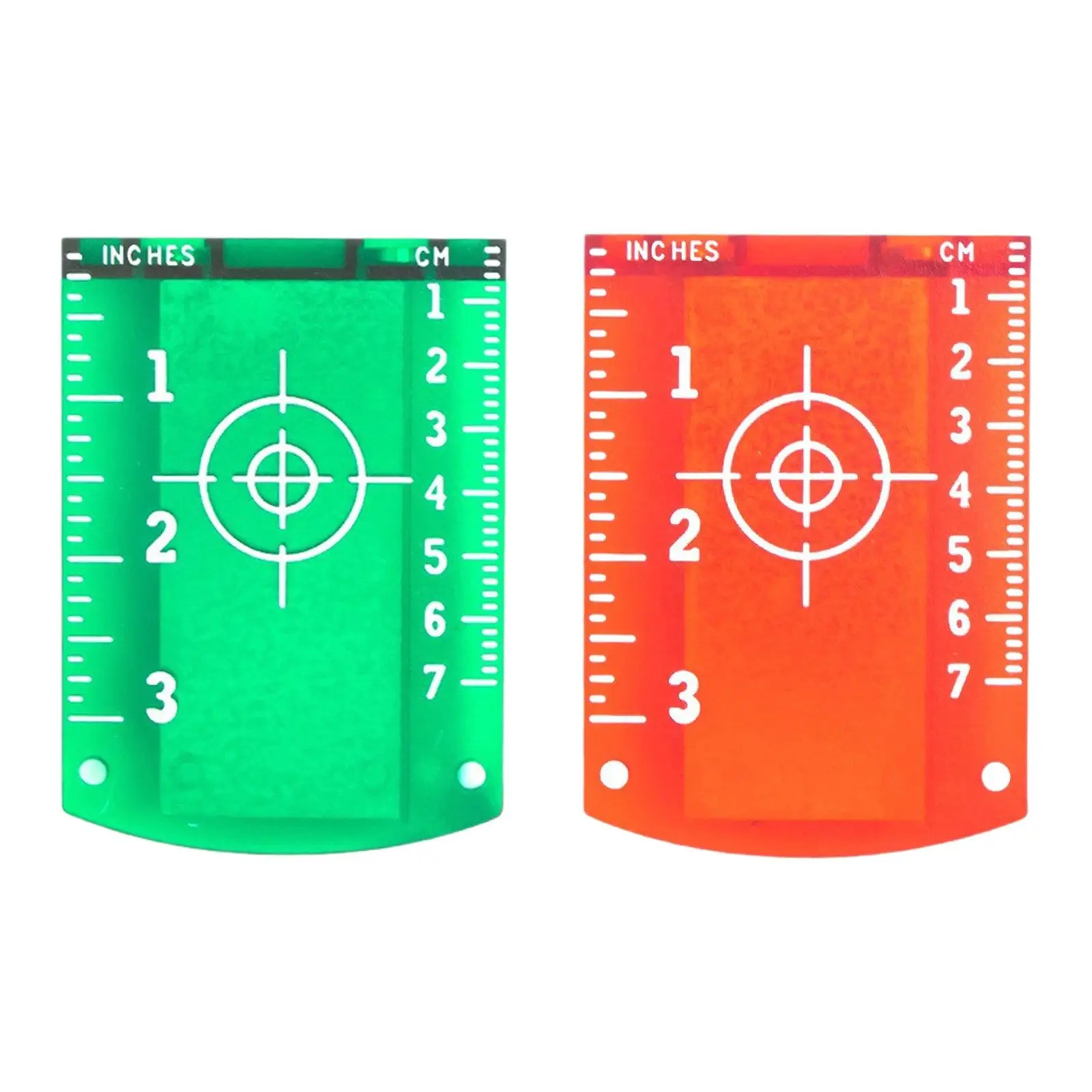 Magnetic Target Card Plate Measuring Tool Spirit Level Equipment Measuring with