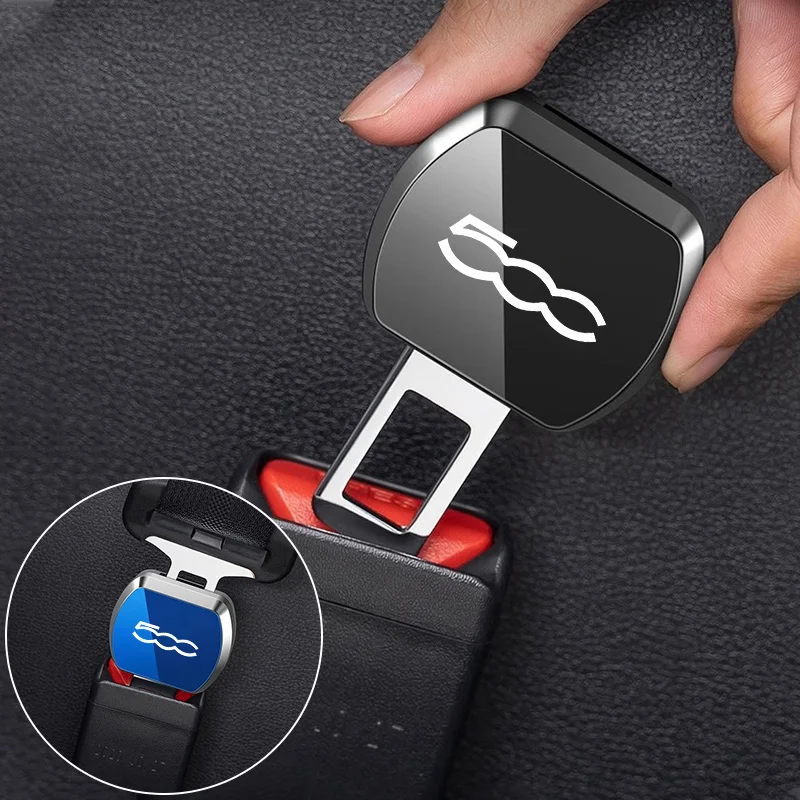 

Car Interior Seat Belt Clip Buckle One Button To Release Insert Socket Extender Tool for Fiat 500 500x 500l Auto Accessories