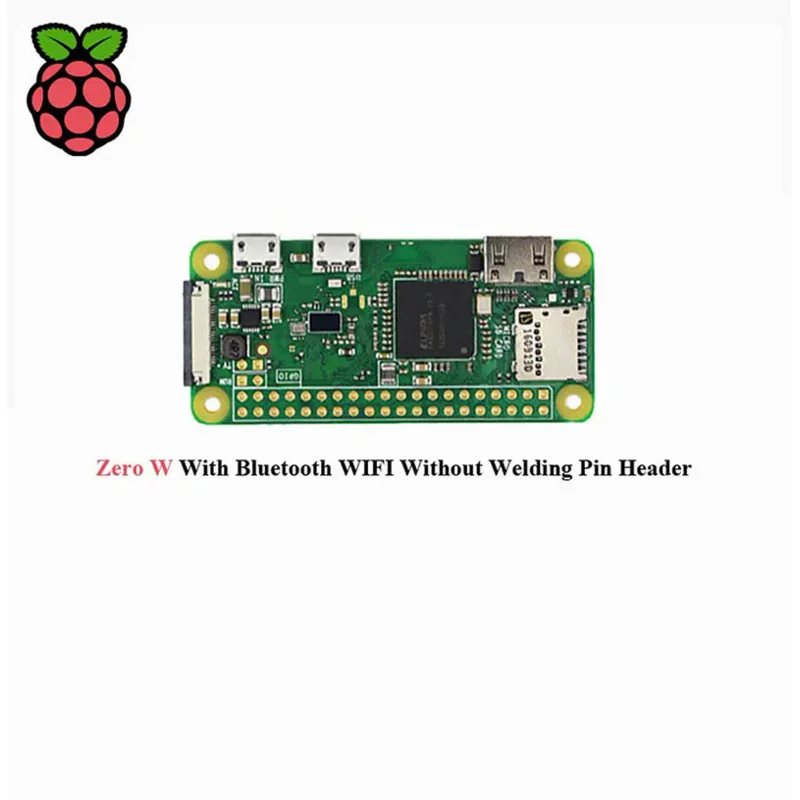 Raspberry Pi-placa inalámbrica ZERO/ ZERO W/ZERO WH/ZERO 2W, WIFi, Bluetooth, CPU de 1GHz, 512MB de RAM, versión 1,3