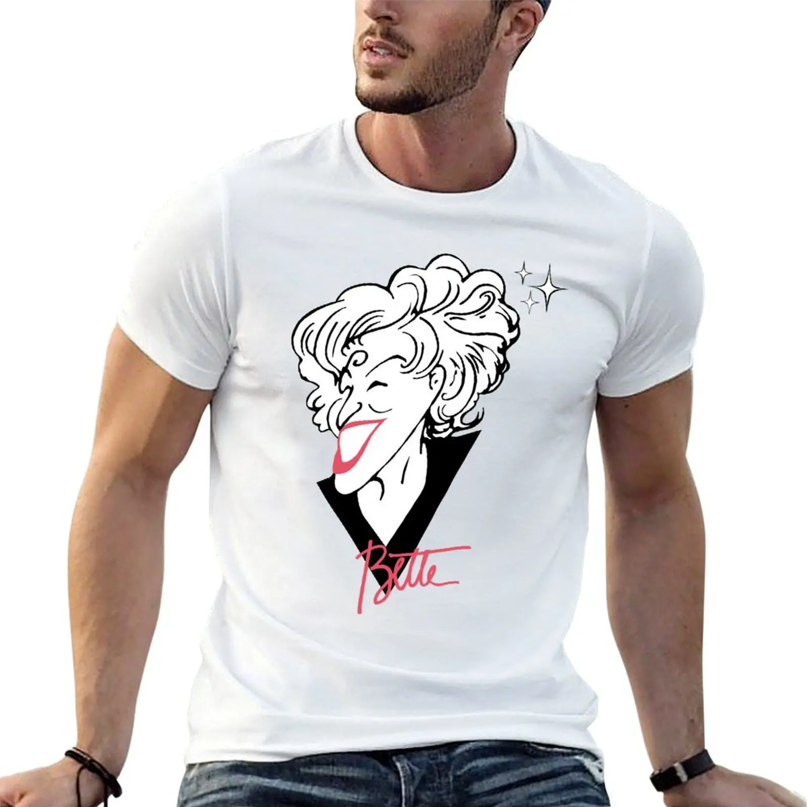 Birthday Gift Bette Comedian Midler Author Idol Gift Fot You T-Shirt Long Lasting Casual T-Shirt