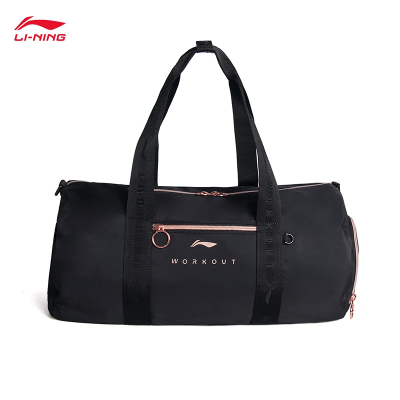 

LI-NING Fitness Series workout bags Sports Style Large Capacity bucket bag Handheld crossbody Bag ABLV001