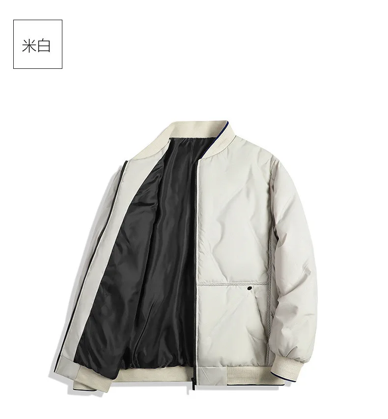 Down Cotton Coat Winter Thick Parkas Men Brand New Design Trend Warm Jacket Casual Youth Coat Simple Versatile Loose Parkas