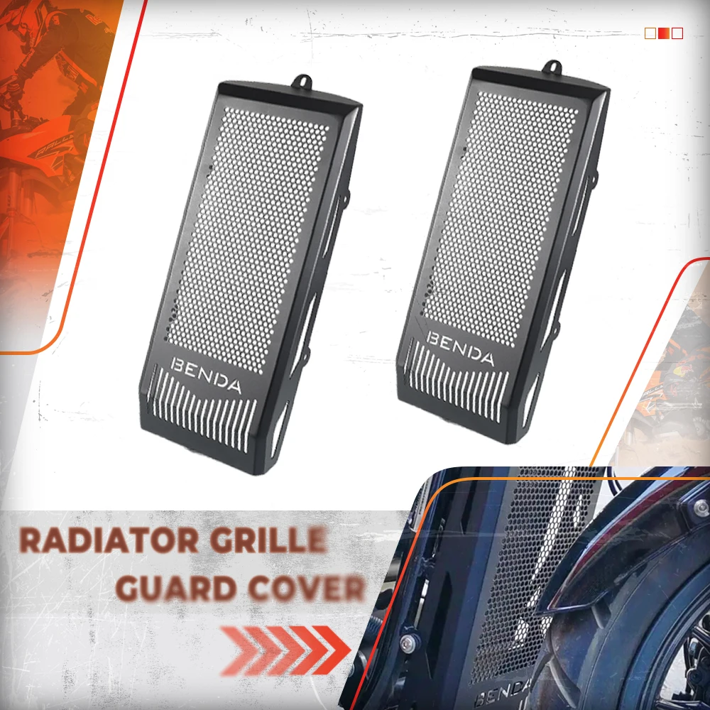 

Motorcycle Accessories For BENDA bd300 BD 300 Radiator Guard Motorbike Part BD300 Aluminum Radiator Grille Guard Protector Cover