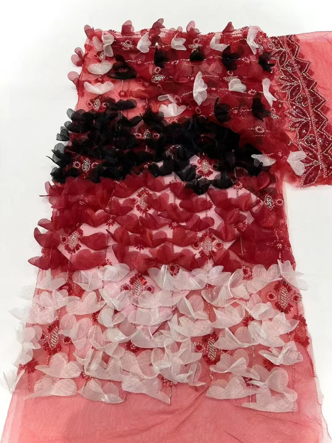 Роскошная французская сетчатая кружевная ткань ручной работы, изысканная африканская вышитая сетчатая кружевная ткань, блестки, высококачественная нигерийская свадьба