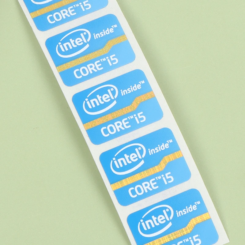 1Pc/5 Stuks Mini Diy Sticker Voor 4th Generatie Cpu Intel Core I3 I5 I7 I9 Logo Sticker logo Label Laptop Notebook Decoratie