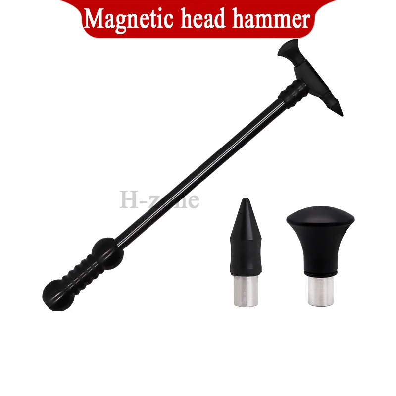 Car Bump Repair Hammer Non marking Shaping Hammer Body Sheet Metal Leveling Tool Special Hammer Magnetic Adsorption Hammer