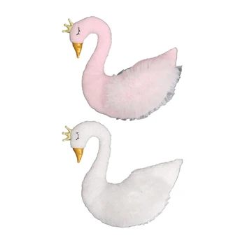 Noworodek Photoshoot rekwizyty pozowanie poduszki łabędź kształt poduszka dla niemowląt rekwizyty fotograficzne dla dzieci akcesoria QX2D