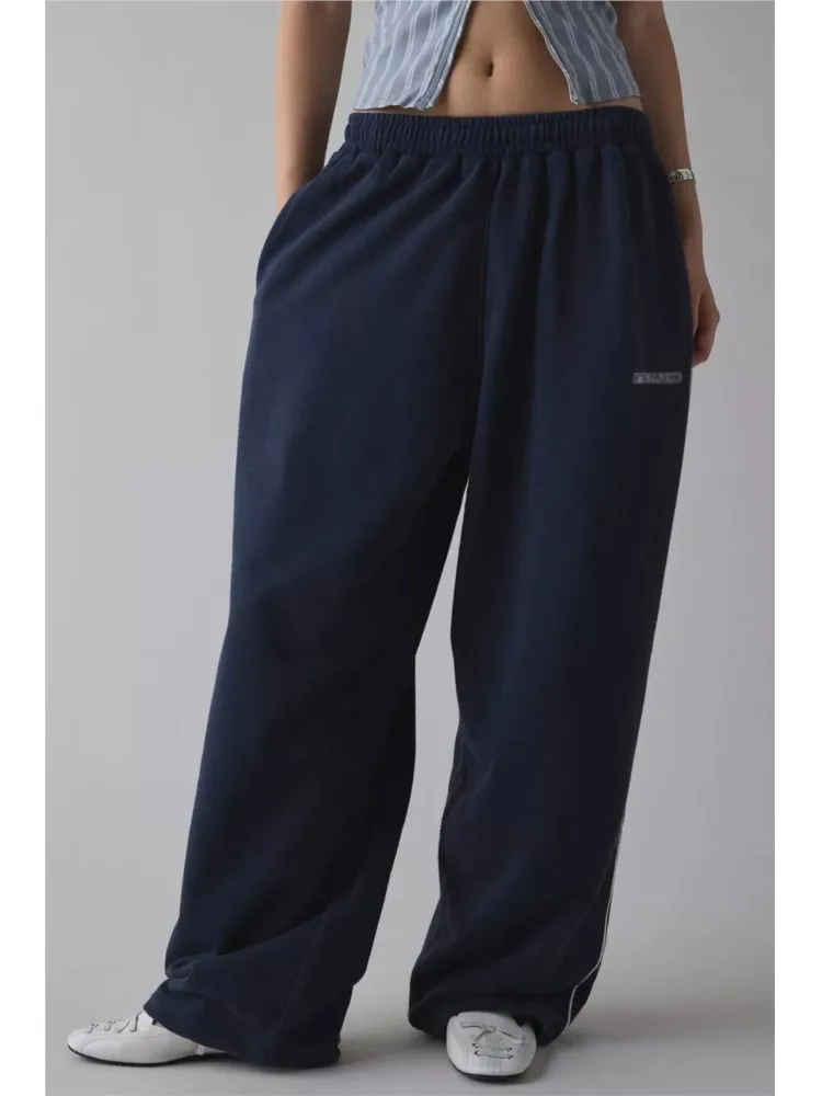 Herfst Winter Vrijetijdsbroek Dameskleding Sportpantalones Woon-werkverkeer Rechte broek Homewear Effen kleur Eenvoudige stijl