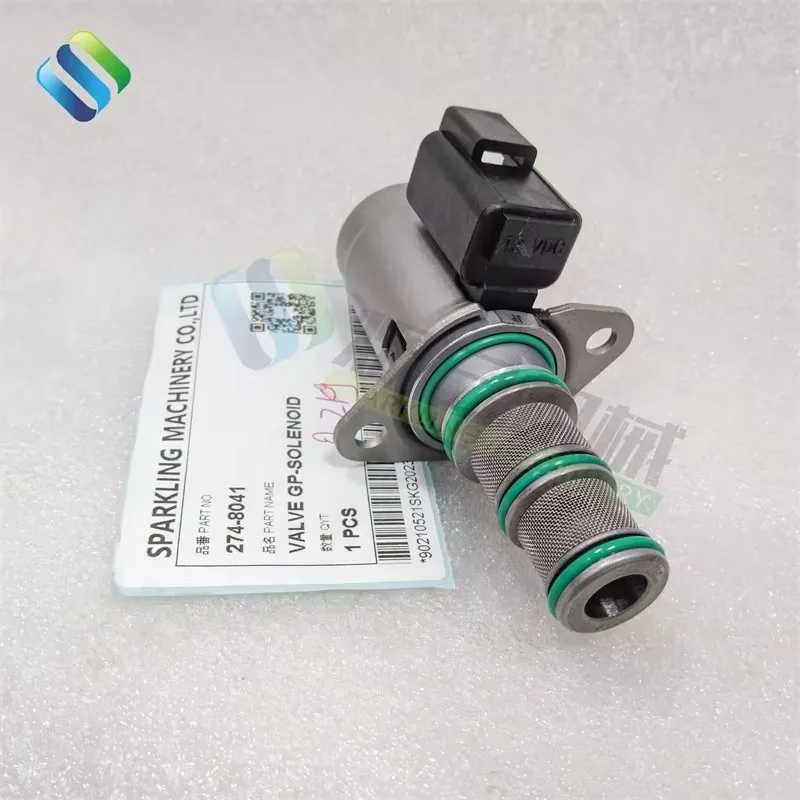 274-8041 2748041 solenoid valve 12V suitable for loader 420E 428E 430E 420F 450F 901C 902 mechanical parts