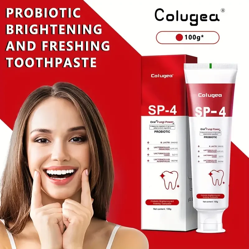 SP-4 Probiotic Brightened Toothpaste for Healthy Teeth and Gums, Fresh Breath Toothpaste, Dental Care, Tooth Brightened Toothpas