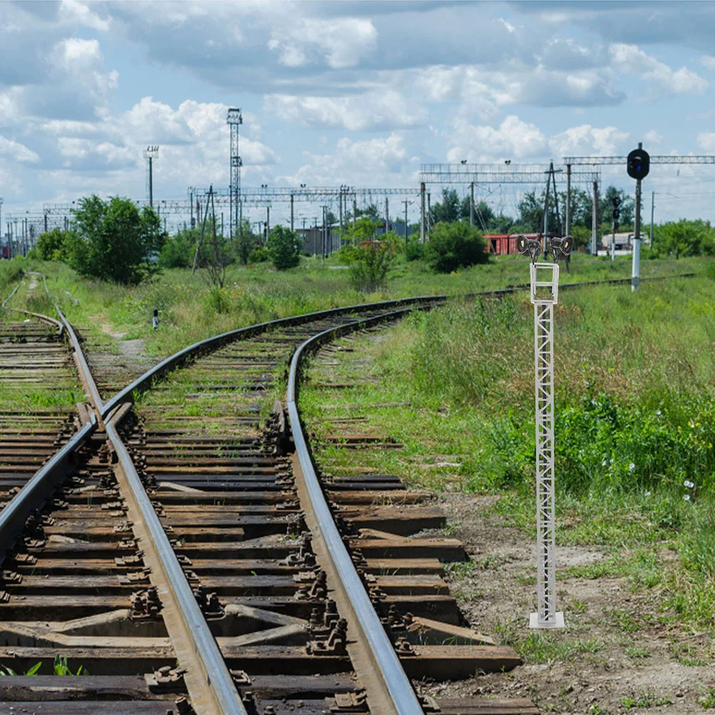 Lampade esterne per luci del treno modello da parete Micro paesaggio Ferrovia Piccolo arredamento Layout da tavolo in sabbia in miniatura