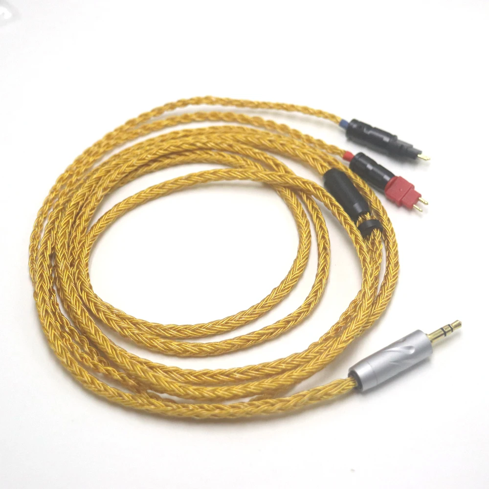16-ядерный OCC 24-каратный позолоченный обновленный кабель для наушников 4,4 мм 6,5 xlr 3,5 для Sennheiser HD580 HD600 HD650 hd545 hd565 hd535