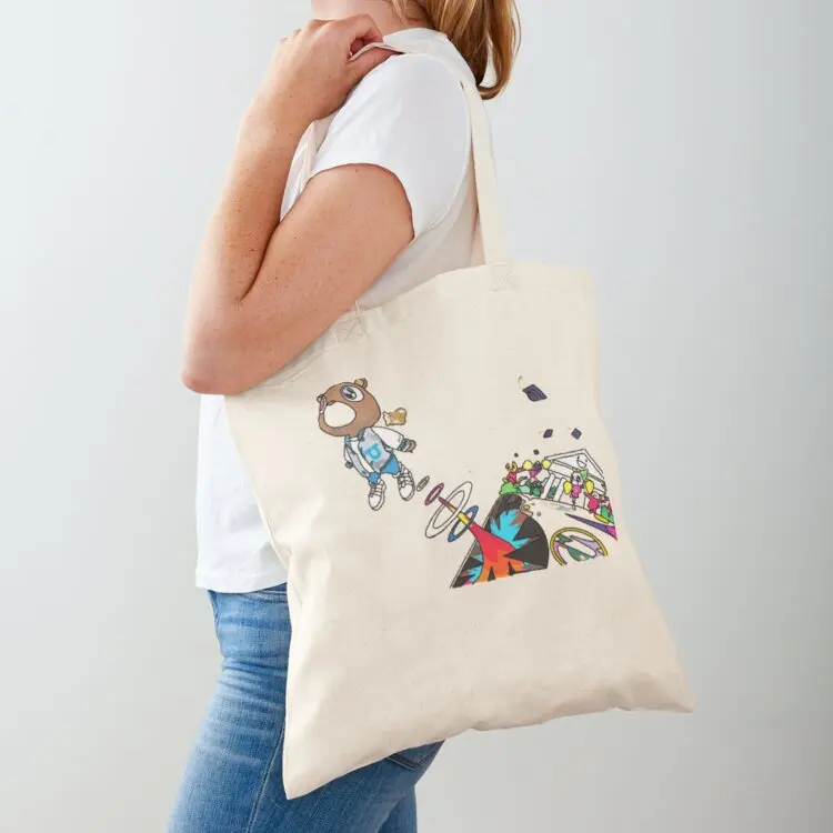Kanye Graduation Bear Tote Bag Eco bag canvas tote bag great tote