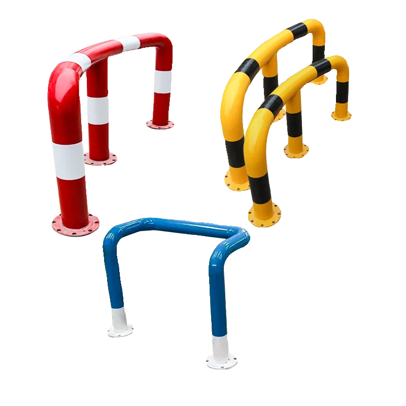 

U-shaped charging pile guardrail