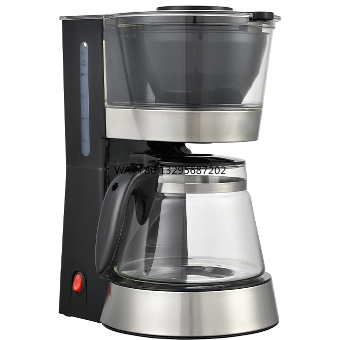 

Commercial Kitchen Appliances Travel 12 Cups Drip Coffee Maker with Removable Filter Basket