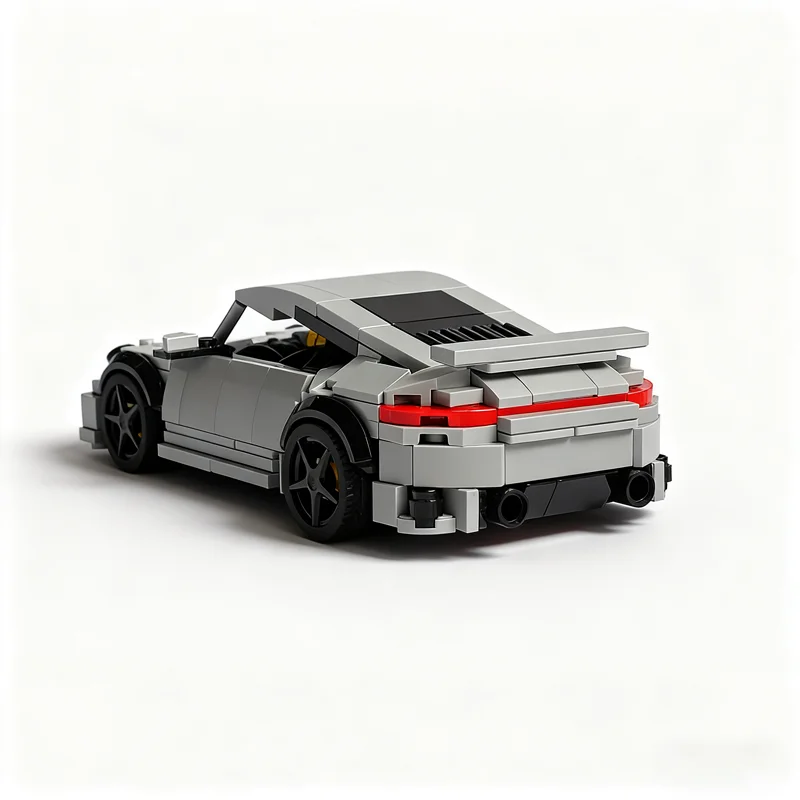 330 stücke MOC Porscheed Turbo S City Champions Super Auto Modell Bausteine Architektur Spielzeug Weihnachten Geschenke Ziegel Kinder