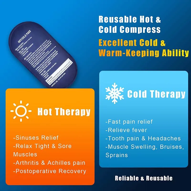 حزمة الثلج المحمولة هلام لصندوق الغداء قابلة لإعادة الاستخدام مرض السكري الأنسولين كيس التبريد الفريزر البارد هلام مكعبات الثلج كتل للإصابات