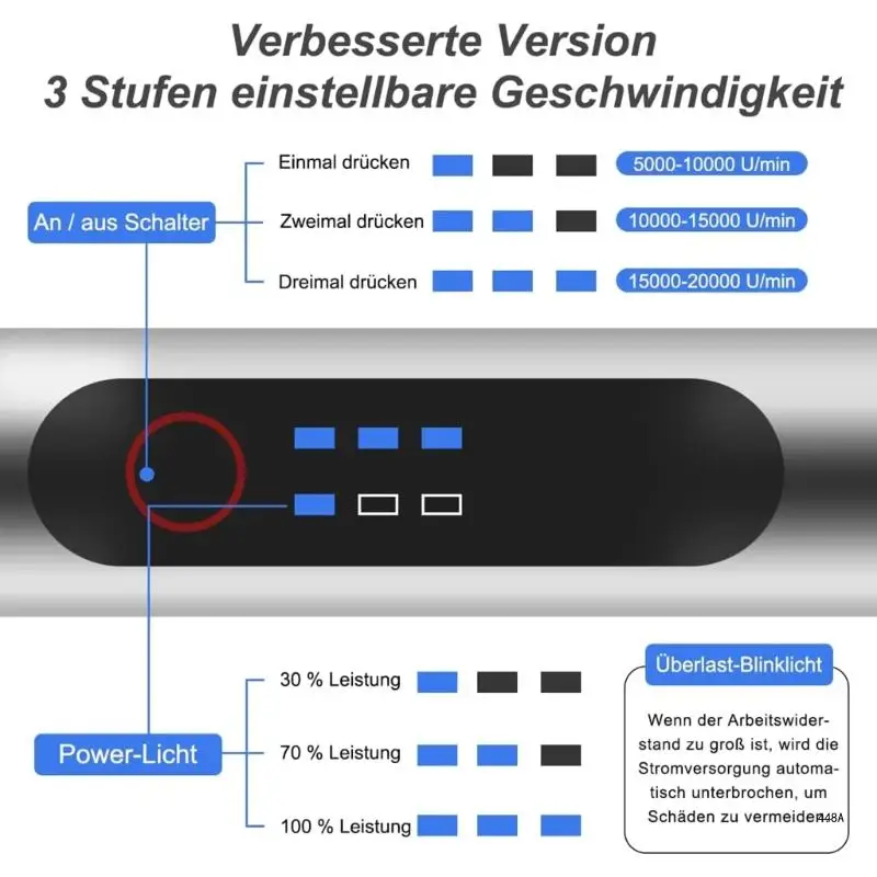 Portable Engraving Pen Set USB Fast Charging Ergonomic 3 Speed Design Rechargeable for Precise Engravings Grinding Tool