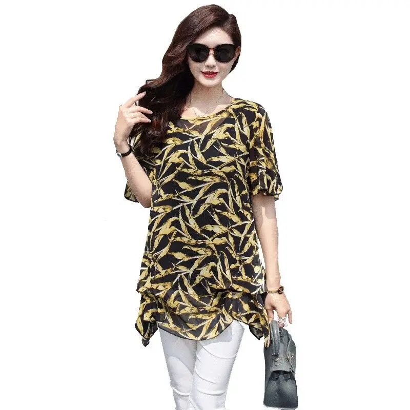 

Plus Size 5XL 6XL Shirts Blouse Women Fashion Woman Blouses Korean Summer Style Blusa Shirt Womens Tops Blouses Free Shipping