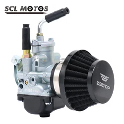 SCL MOTOS Motorcycle Dellorto Carburetor with Air Filter PHBG 17.5 19.5 21mm AD 4T 50-100cc Engine For Scooter Moped GY6 JOG