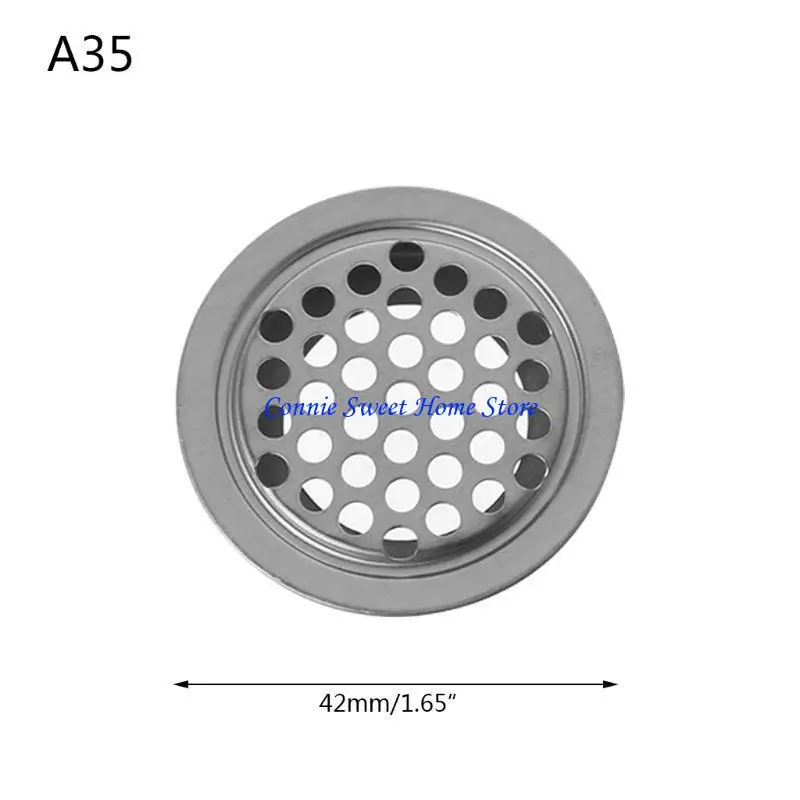 LXAF Stainless Steel Air Vent Hole Ventilation Louver Round Shaped Venting Mesh Holes