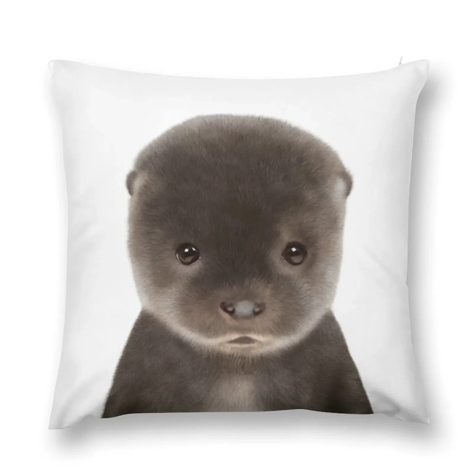 

Cute Baby Otter Throw Pillow Throw Pillow Covers Pillow Case Decorative Cushions