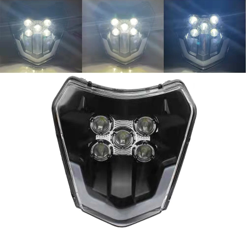 

Motorcycle LED Headlight 12V Head Light Wick For KTM EXC XC XCF XCW XCFW SX SXF SXS 125 150 250 350 450 530 690