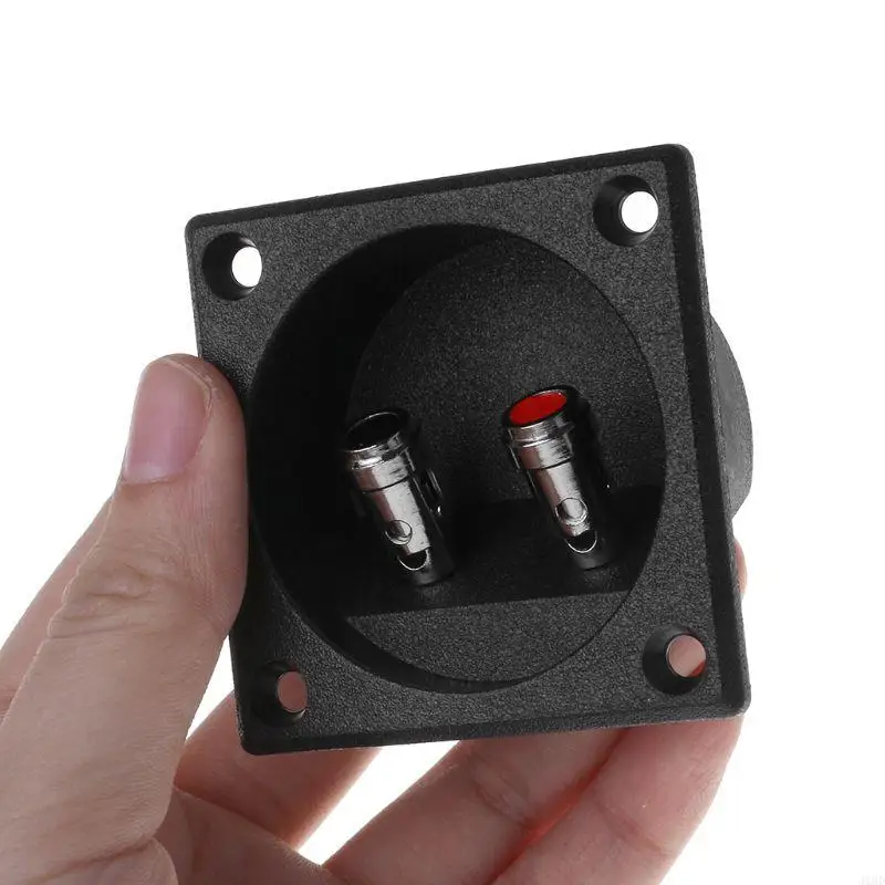 J1HD 270 Vuông Loa Hộp Nối Mở 50mm Xoắn Vàng Chuối Cắm Đèn Vít Cốc 2 Vị Trí cho Ngôi Nhà DIY xe ô tô