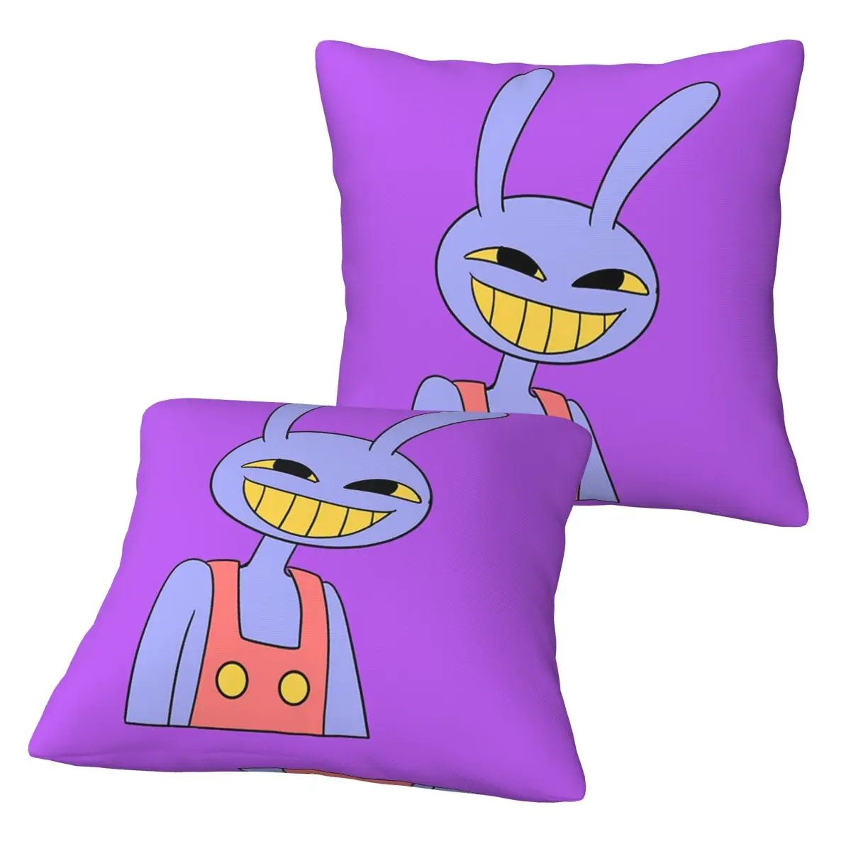 Jax - السيرك الرقمي المذهل 2 قطعة غطاء وسادة مربع غطاء وسادة ديكور مريح رمي وسادة لغرفة المعيشة المنزلية